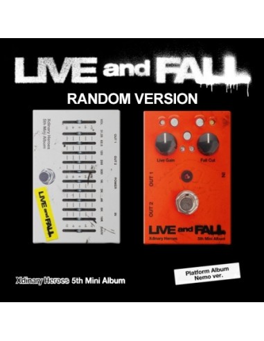 [Smart Album] Xdinary Heroes 5th Mini Album - LIVE and FALL (Random Ver.) PLATFORM ALBUM_NEMO VER.