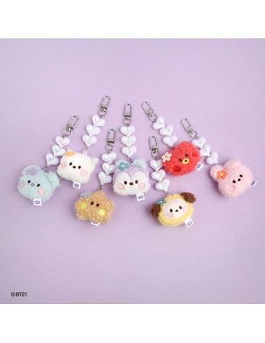 BT21 X Monopoly Collaboration - Beads Plush Keyring [FACE]