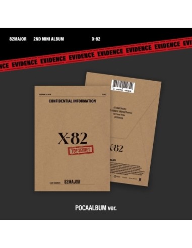 [Smart Album] 82MAJOR 2nd Mini Album - X-82 POCA ALBUM