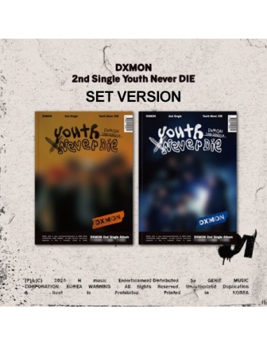 [SET] DXMON 2nd Single Album - Youth Never DIE (SET Ver.) 2CD