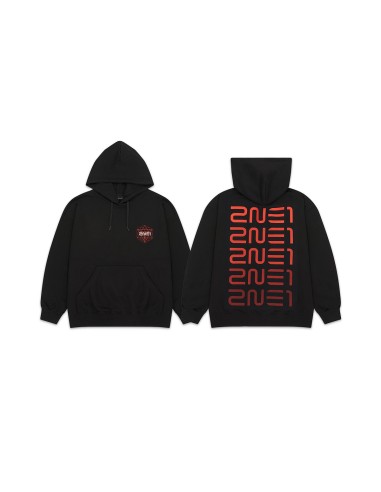 2NE1 WELCOMEBACK Goods - LOGO HOODIE_BLACK