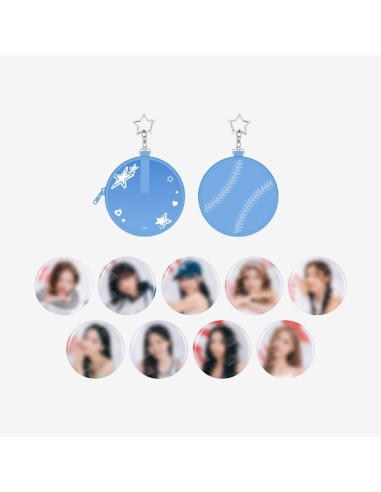 [Pre Order] TWICE HOME 9ROUND GOODS - CAN BADGE POUCH SET