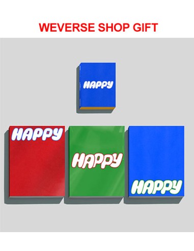 [Weverse Shop Gift][4SET] JIN Solo Album - Happy (SET Ver.) 3CD + Weverse Albums Ver.