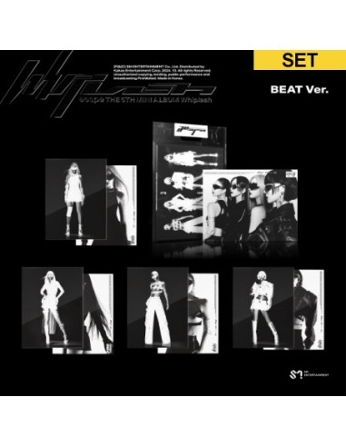 [BEAT][SET] aespa 5th Mini Album - Whiplash (SET Ver.) 5CD