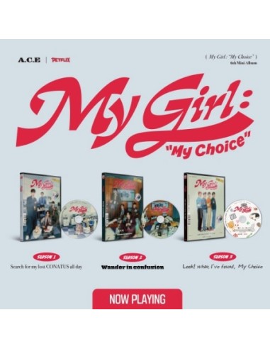 A.C.E 6th Mini Album - My Girl : My Choice (Random Ver.) CD