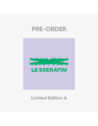 [Japanese Edition] LE SSERAFIM 3rd Single Album - CRAZY (Limited A) CD