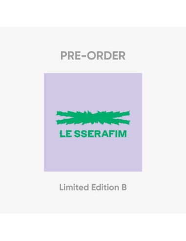 [Japanese Edition] LE SSERAFIM 3rd Single Album - CRAZY (Limited B) CD