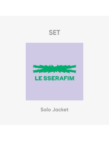 [Japanese Edition][SET] LE SSERAFIM 3rd Single Album - CRAZY (Solo Jacket 5SET) 5CD