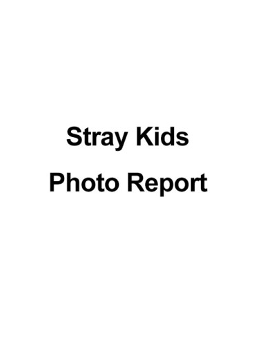 [Pre Order] STRAY KIDS PHOTO REPORT