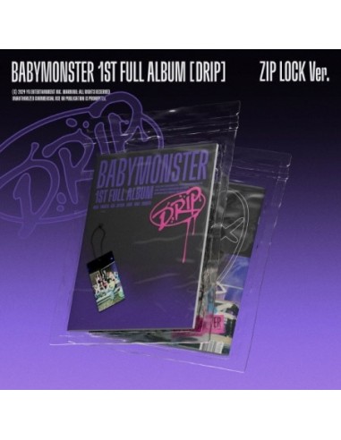 BABYMONSTER 1st Album - DRIP (ZIP LOCK Ver.) CD