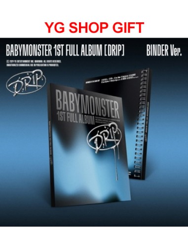 [YG Shop Gift] BABYMONSTER 1st Album - DRIP (BINDER Ver.) CD