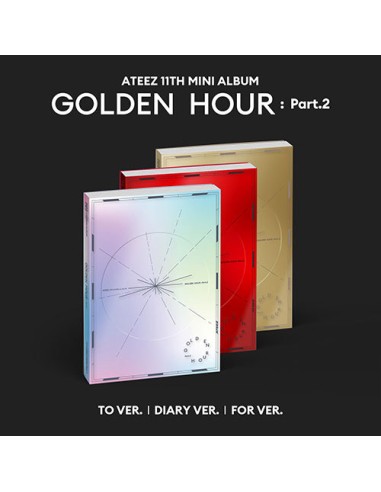 [SET] ATEEZ 11th Mini Album - GOLDEN HOUR : Part.2 (SET VER.) 3CD