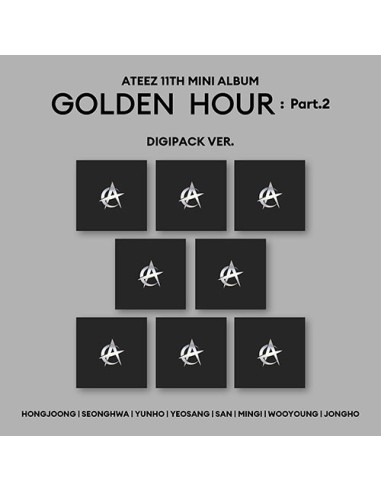 [DIGIPACK][SET] ATEEZ 11th Mini Album - GOLDEN HOUR : Part.2 (SET VER.) 8CD