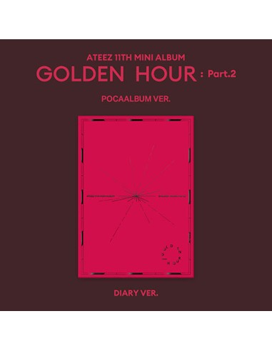 [Smart Album] ATEEZ 11th Mini Album - GOLDEN HOUR : Part.2 (DIARY VER.) POCA ALBUM