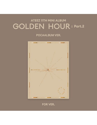 [Smart Album] ATEEZ 11th Mini Album - GOLDEN HOUR : Part.2 (FOR VER.) POCA ALBUM