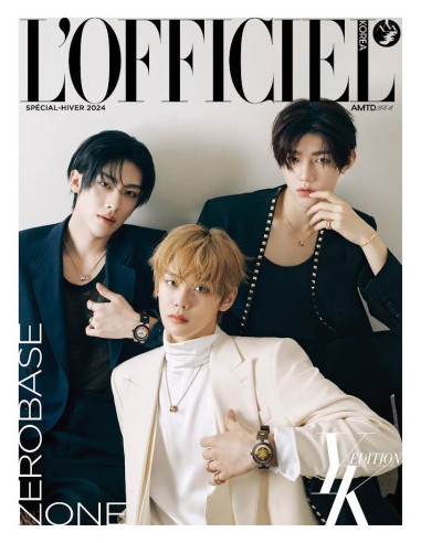 Magazine L'officiel Hommes 2024 WINTER SPECIAL TYPE.A ZEROBASEONE