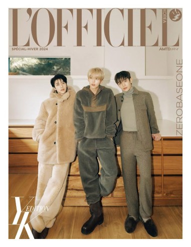 Magazine L'officiel Hommes 2024 WINTER SPECIAL TYPE.C ZEROBASEONE