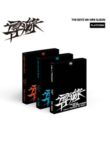 [Smart Album][SET] THE BOYZ 9th Mini Album - 導火線 (SET Ver.) 3Platform Album