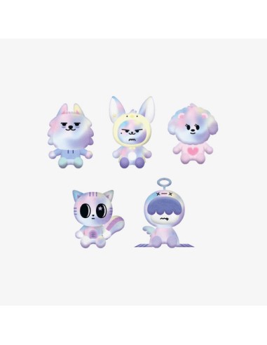 [3rd Pre Order] TXT SANCTUARY Goods - PPULBATU X SANCTUARY RAINBOW PLUSH KEYRING