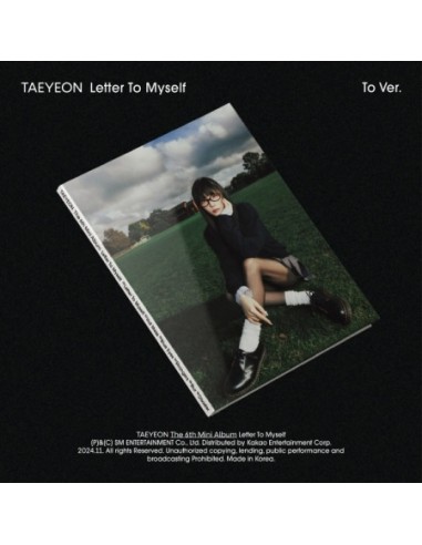 TAEYEON 6th Mini Album - Letter To Myself (To Ver.) CD