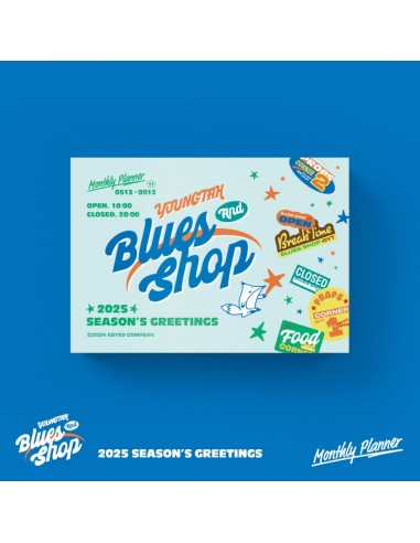 YOUNGTAK 2025 SEASONS GREETINGS Monthly Planner [YOUNGTAK And Blues Shop]