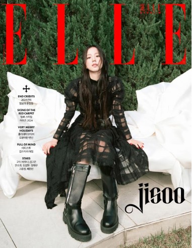 Magazine ELLE 2024-12 Type.A JISOO, HYUNJIN