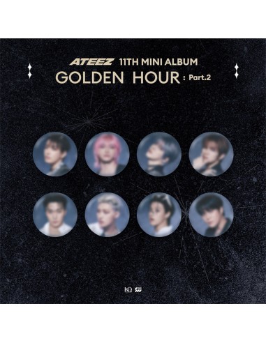 [Pre Order] ATEEZ GOLDEN HOUR : Part.2 Goods - RANDOM CAN BADGE