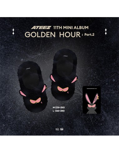 [Pre Order] ATEEZ GOLDEN HOUR : Part.2 Goods - Mito FUR SLIPPERS