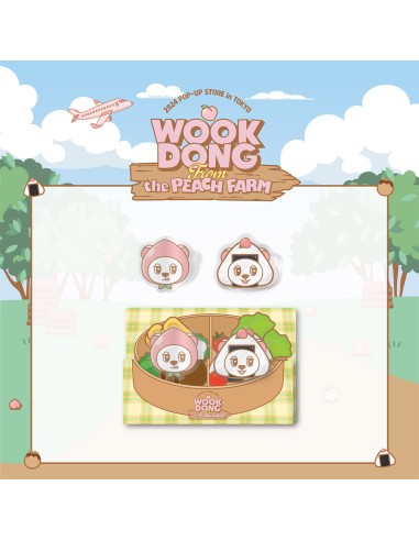 [Pre Order] WOOKDONG From the PEACH FARM in TOKYO Goods - BENTO ACRYLIC CLIP