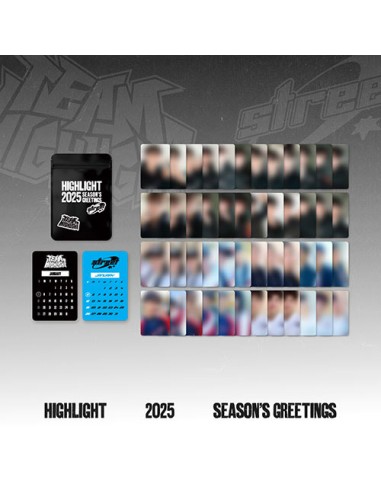 [Pre Order] HIGHLIGHT 2025 SEASON'S GREETINGS Goods - CALENDAR TRADING PHOTOCARD