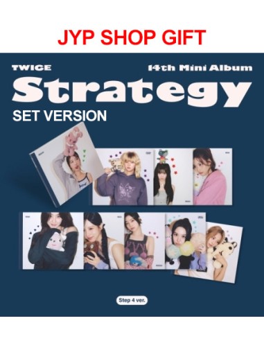 [JYP Shop Gift][Step 4][SET] TWICE 14th Mini Album - STRATEGY (SET Ver.) 9CD