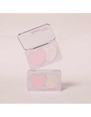 [ETUDE HOUSE] Heart Pop Duo Blusher - Dear My Bestie 7.5g