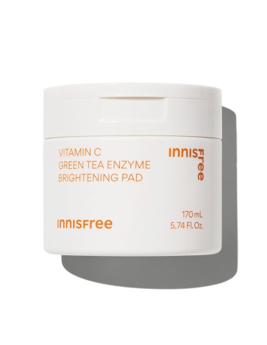 [INNISFREE] VITAMIN C GREEN TEA ENZYME BRIGHTENING PAD 60P / 170ml