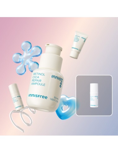 [INNISFREE] 2024 GREEN HOLIDAY - RETINOL CICA REPAIR AMPOULE SPECIAL SET 50ml