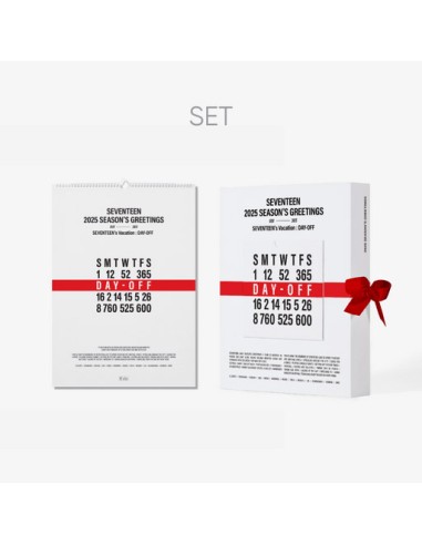 [SET] SEVENTEEN 2025 SEASON’S GREETINGS + WALL CALENDAR SET