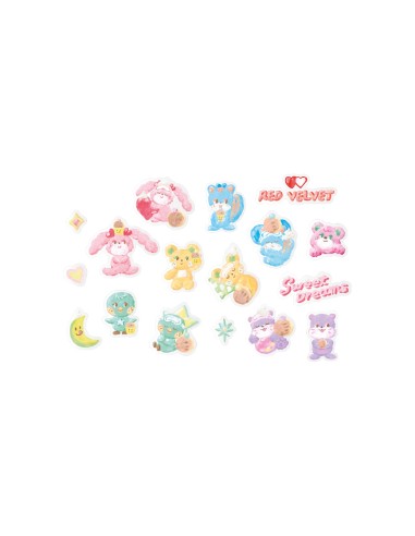 [Pre Order] Red Velvet X Knotted Sweet Dreams Goods - Epoxy Sticker Set