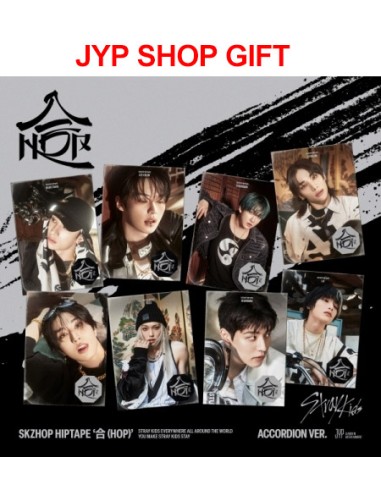 [JYP Shop Gift][ACCORDION] Stray Kids Album - SKZHOP HIPTAPE '合 (HOP)'  (Random Ver.) CD