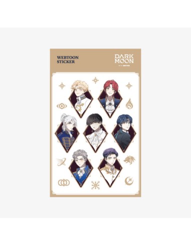 DARK MOON Pop-UP Goods - WEBTOON STICKER (BEIGE)