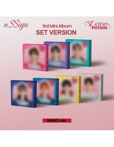 [Smart Album][SET] n.SSign 3rd Mini Album - Love Potion (SET Ver.) 7NEMO ALBUM