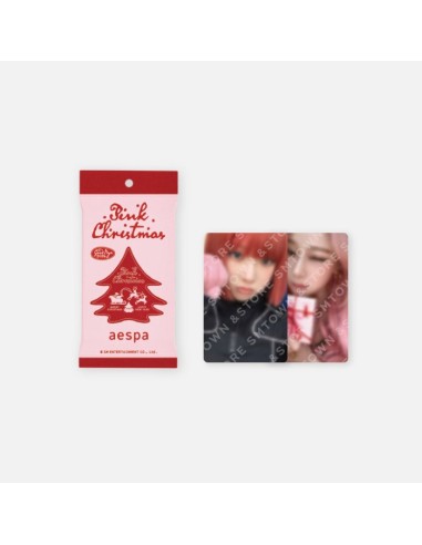 [Pre Order] aespa 2024 PINK CHRISTMAS PHOTOCARD RANDOM PACK