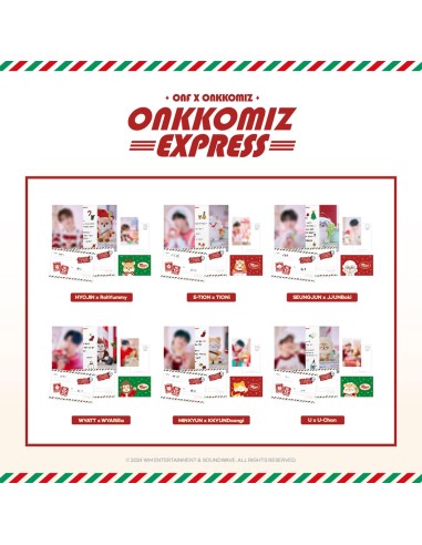 [Pre Order] ONF ONKKOMIZ EXPRESS Goods - X-MAS CARD SET