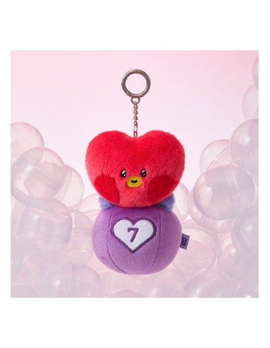 BT21 Lucky Gatcha Goods - minini Plush Keyring