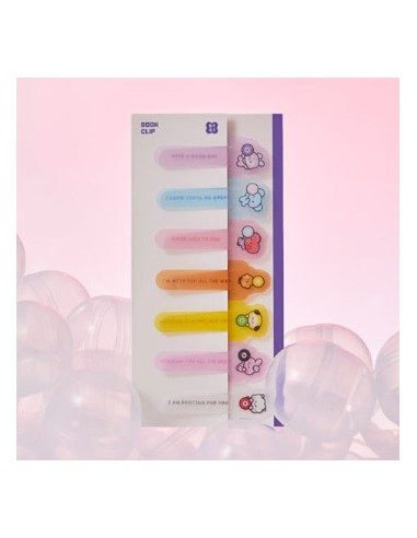 BT21 Lucky Gatcha Goods - minini Book Clip Set