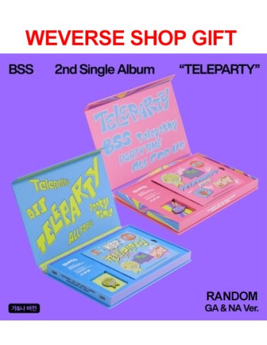 [Weverse Shop Gift] BSS 2nd Single Album - TELEPARTY (Random Ver.) CD