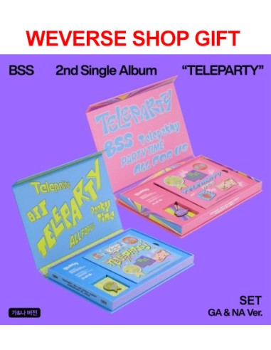 [Weverse Shop Gift][SET] BSS 2nd Single Album - TELEPARTY (SET Ver.) 2CD