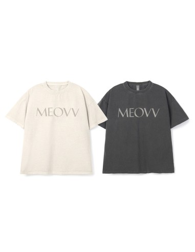 [Pre Order] MEOVV Dance Practice Goods - LOGO PRINTED DYED TEE