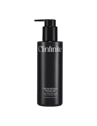 [Holika Holika] Clinfinite Black Salt and Charcoal Blackhead Deep Cleansing Oil 200ml