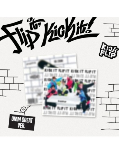 [Digipack] KickFlip 1st Mini Album - Flip it, Kick it! (Umm Great Ver.) CD