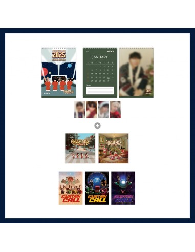 [Pre Order] BANG&JUNG&YOO&MOON 2025 SEASON'S GREETINGS Goods - DESK CALENDAR SET