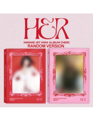 MINNIE 1st Mini Album - HER (Random Ver.) CD + Poster